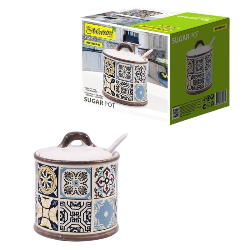 Cukiernica ceramiczna Holiday In Porto 8x12x8cm Maestro MR-20005-09